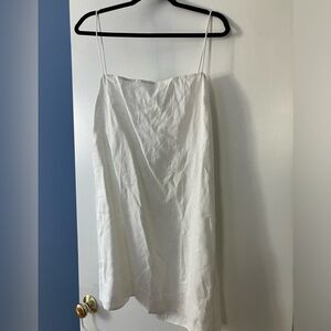 Reformation White Vallarta Slip Dress XL